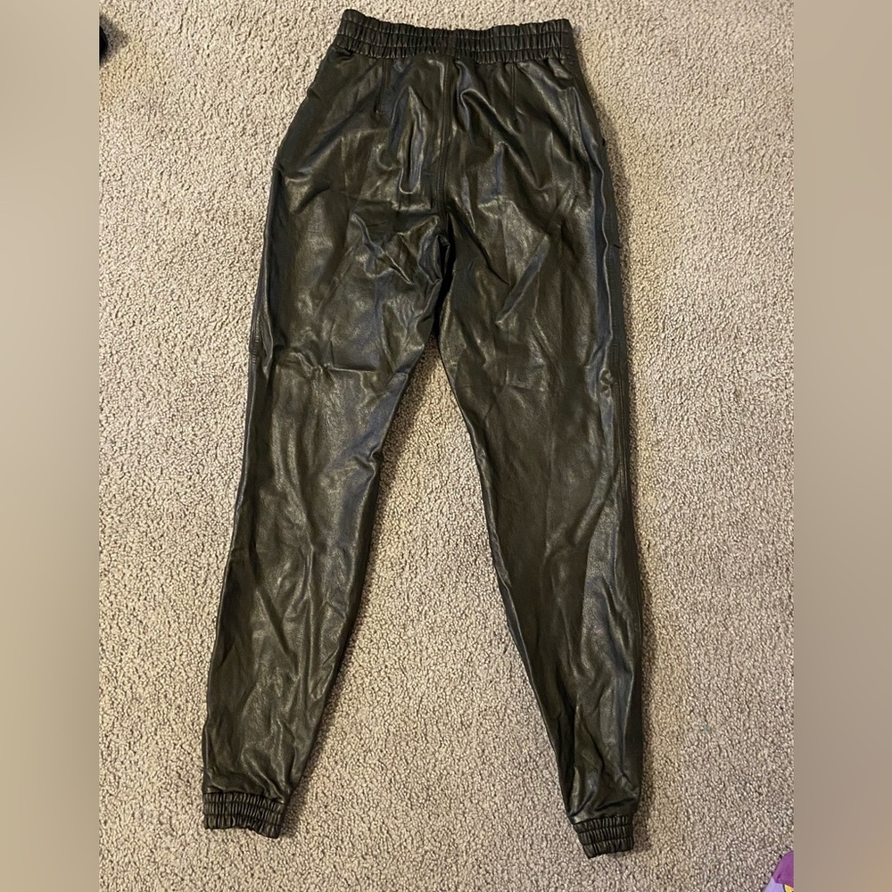 SPANX faux leather jogger